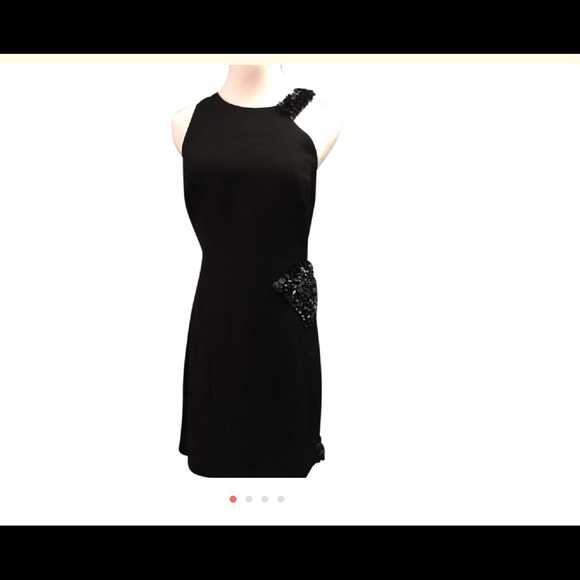 Halston Heritage halter little mini dress - Picture 2 of 5